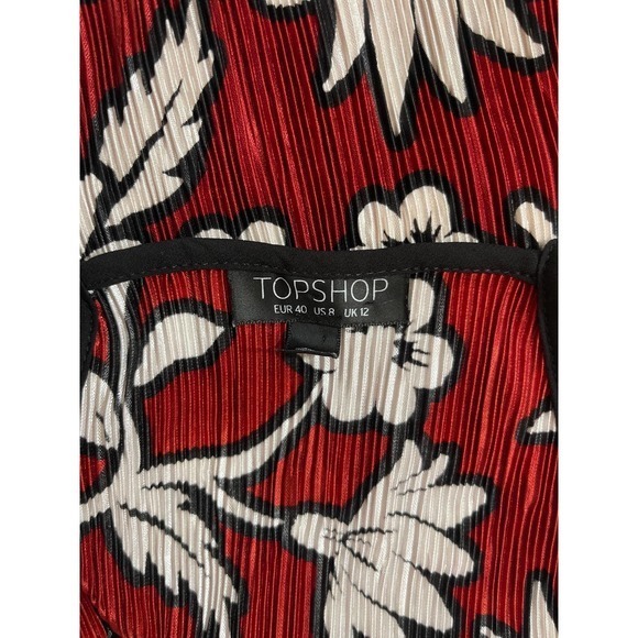 NWT Topshop Floral Hawaiian‎ Halter Crop Tank 8 Medium - Picture 6 of 6